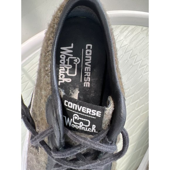 Converse One Star Woolrich Ox Lace-Up Sneakers Womens 7.5 Herbal Green Streetwea - Picture 3 of 8